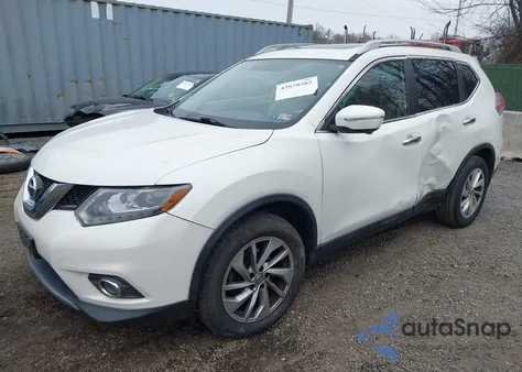 2015 Nissan Rogue Sl from USA, damaged, VIN 5N1AT2MV1FC760132
